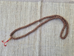Rudraksha Mala-Gebetskette | 108+1 Perlen | ca. 8mm | handgefertigt in Nepal