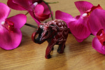 Kleiner Elefant aus Resin (Gießharz; 5,5cm; geschnitztes Design)